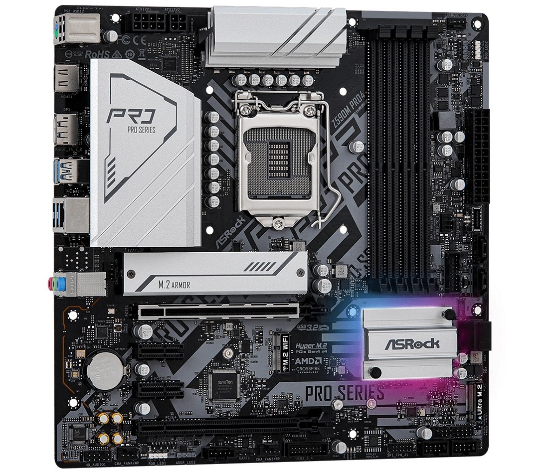 Asrock z590 pro4 совместимость